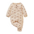 Fall newborn baby print long sleeve jumpsuit